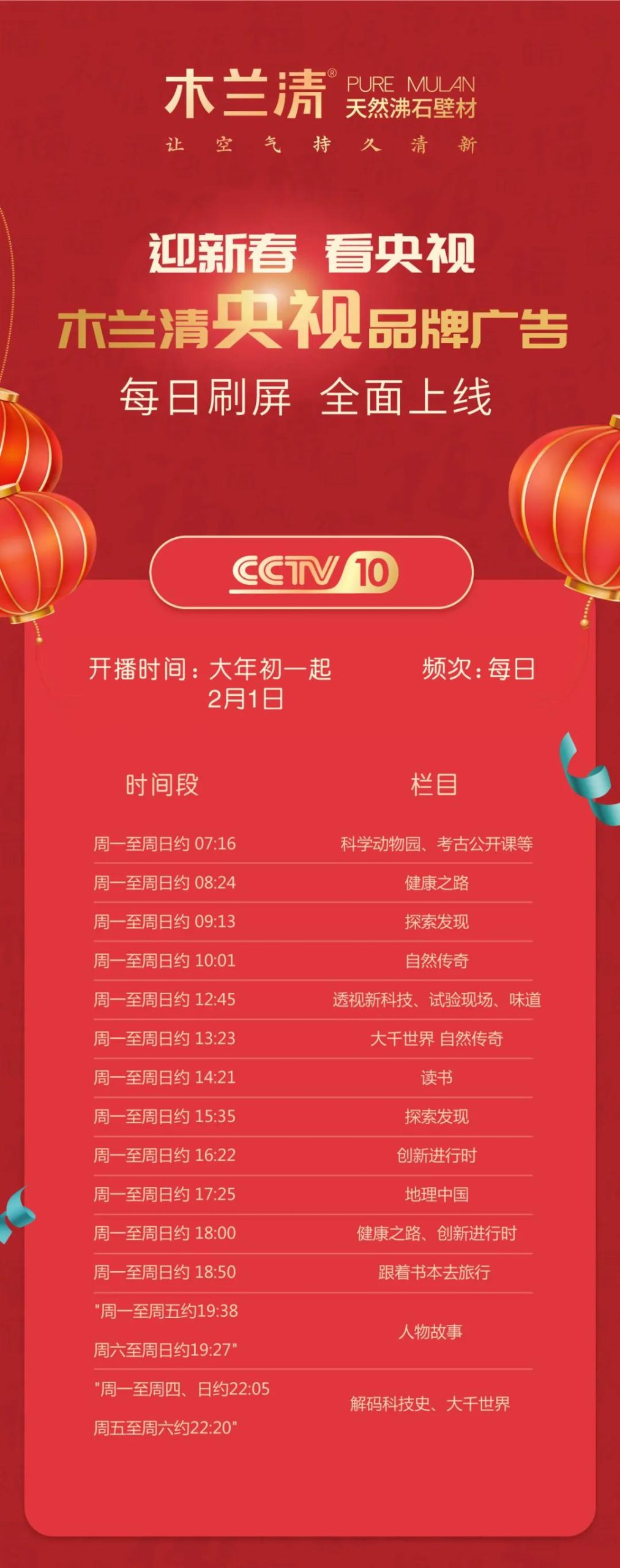 全天候無休止刷屏！國投盛世旗下木蘭清央視品牌廣告全面上線！-國投盛世