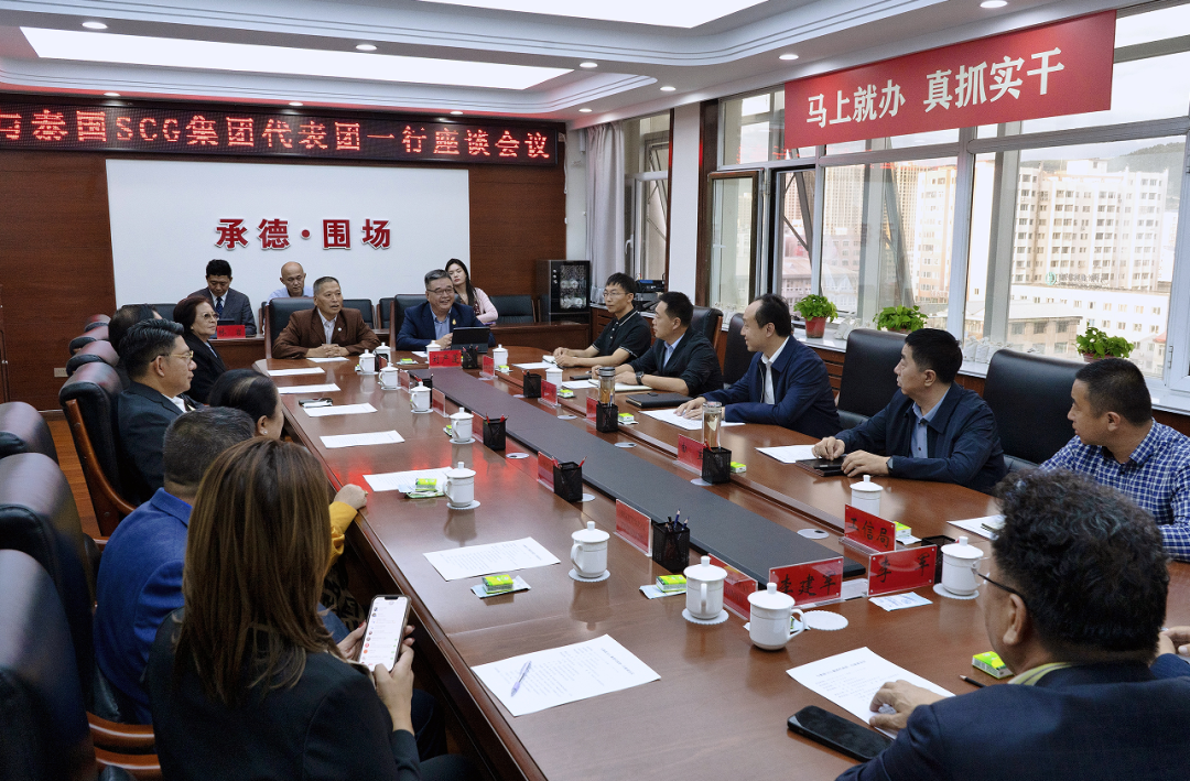 泰國百年皇室企業(yè)SCG集團蒞臨國投盛世沸石產(chǎn)業(yè)基地考察洽談合作-國投盛世